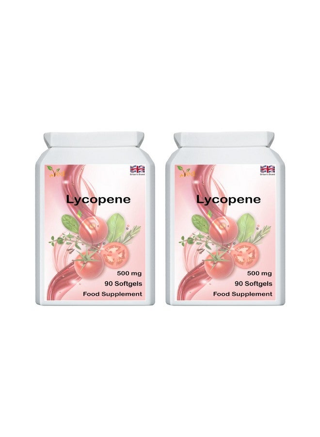 VED فيد لايكوبين 500 ملغ | 90 كبسولة لينة، إمداد لمدة 6 أشهر. (عبوة من 2) - Image 1