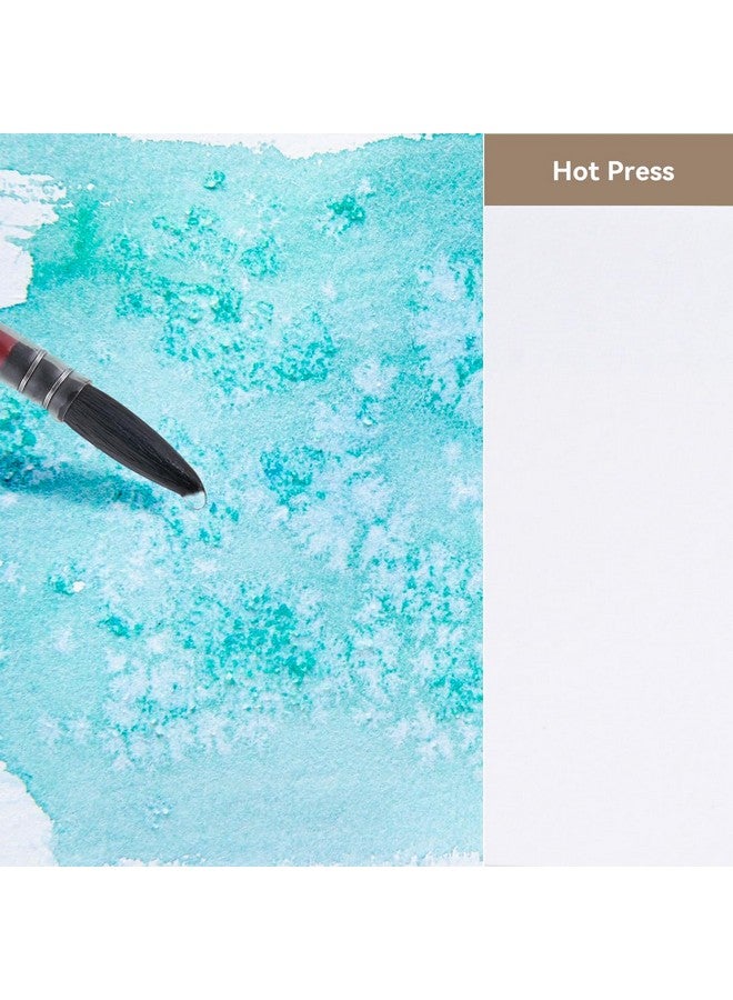 Lightwish Watercolor Sketchbook,100% Cotton Acid Free Watercolor Journal,300Gsm/140Lb Hot Press Watercolor Paper For Artists,Adults,Students,20 Sheets,9.25 * 6.3 Inches - Image 4