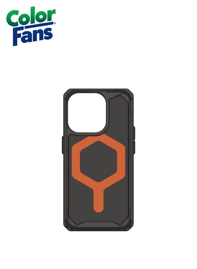 Color Fans Plyo Magfit iPhone 13 Pro Case Protective Cover Black/Bronze - Image 4