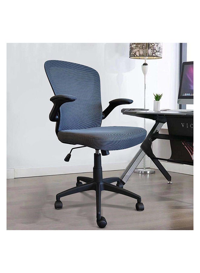 DANUBE HOME Alorica Office Chair Mid Back Ergonomic Gaming Chair Modern Home Desk Computer Chair 360° Swivel Office Chairs Adjustable Lumbar Support L 61 x W 62 x H 95 cm - Image 1