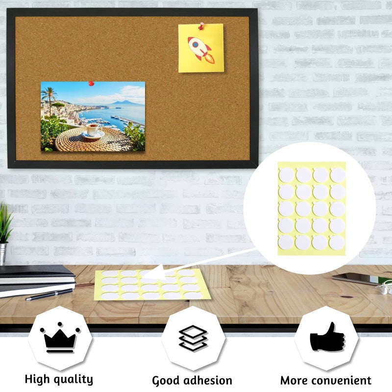 OWLKELA Cork Bulletin Board 17.7"X 13.3", Notice Pin, Ideal for Office & Home Decor, School Message or Vision - Image 3