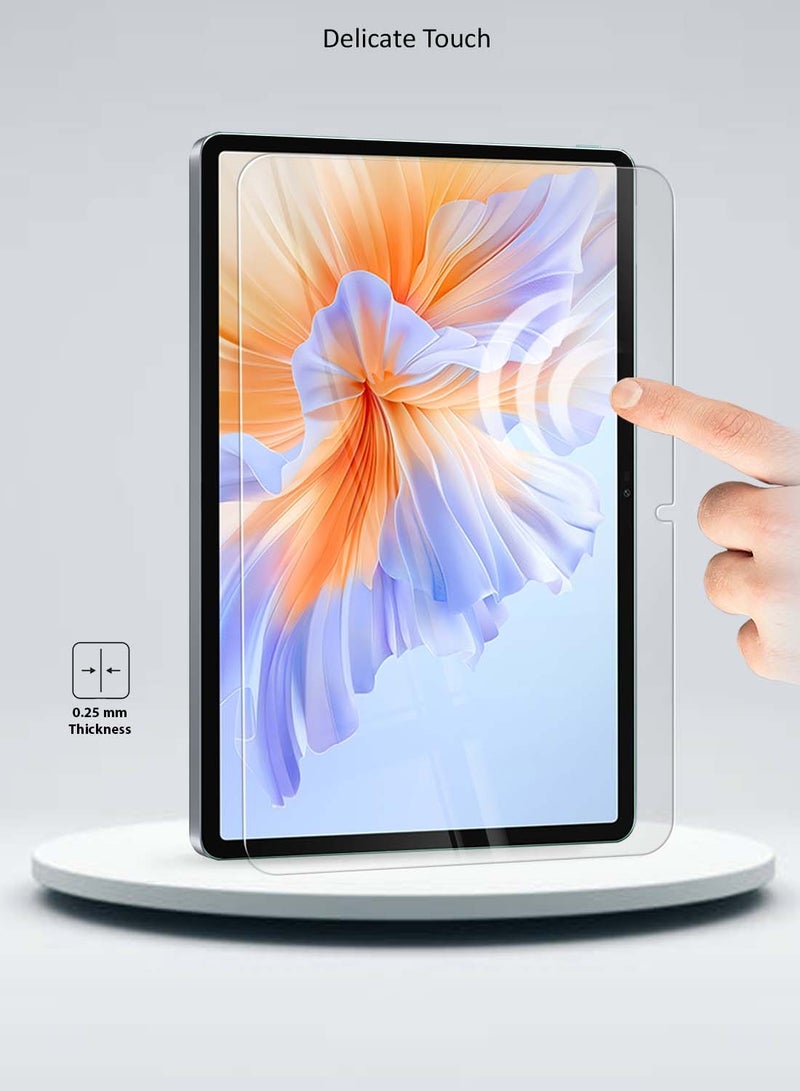 دبليو تيك واقي شاشة هونر باد V9 11.5 4G 2024 (11.5 بوصة) واقي شاشة زجاجي ROL-W00 9H Ultra HD (TSG9CN) - شفاف - Image 4