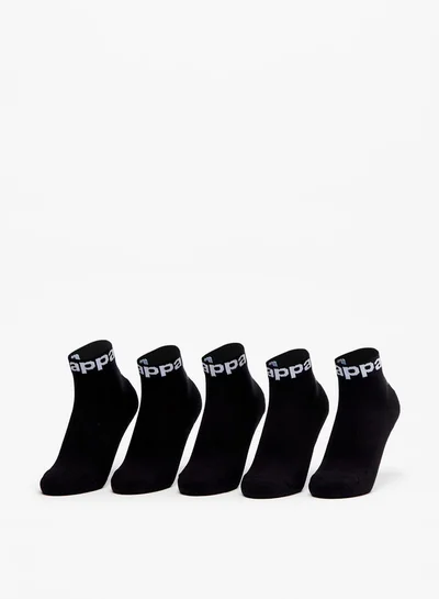 Kappa Women's Ankle Length Sports Socks - Set of 5