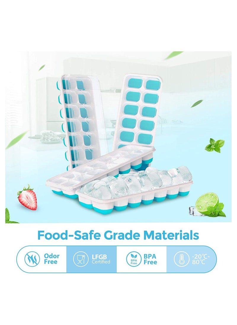Cool Baby - COOLBABY ice cube trays 4 pack(Blue）. - Image 1