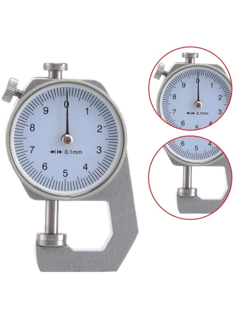 مقياس السُمك، أداة قياس النطاق، أداة قياس السُمك الجلدية، قرص برأس مسطح لقياس المجوهرات، أدوات قياس جلدية يدوية الصنع - Image 2