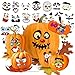 OTAITY 60 Pack Large Halloween Pumpkin Decorating Stickers Make 60 Pumpkin Face Stickers for Kids Toddlers Halloween Party Supplies Party Favors Trick or Treat Gifts - Image 3
