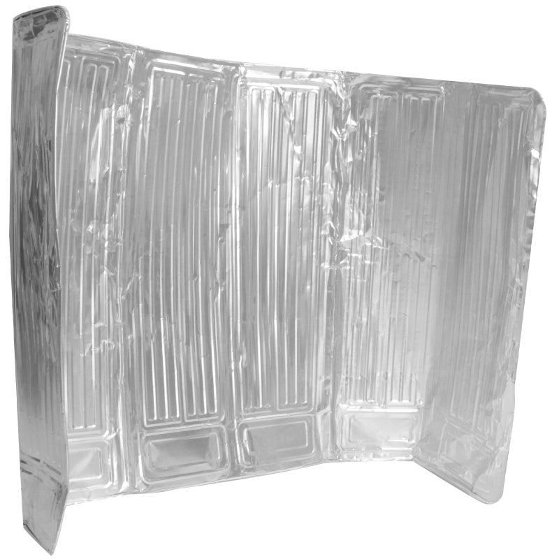 1pc Kitchen Oil Plate Damper Aluminum Foil Oil Heat-insulation Board Anti-splash Oil Baffle for Home ( ) - Image 1