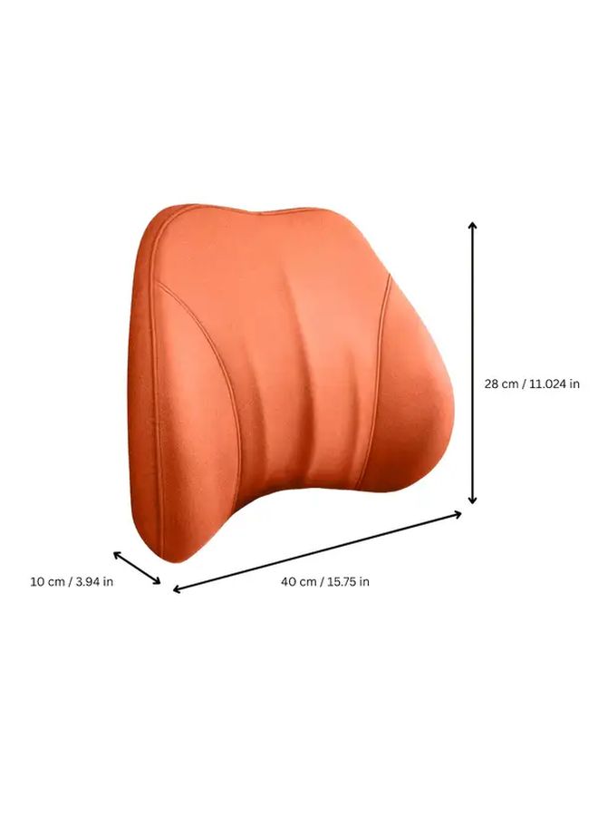 Space Grey Ergonomic Lumbar Support Pillow For Office Chair And Car Seat - Image 2