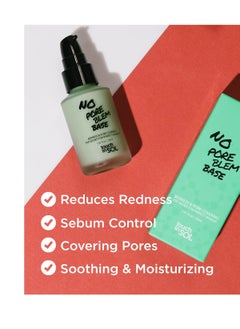 Touch in Sol TOUCH IN SOL Redness Correcting Base Primer 1.01 fl.oz. - Pore Minimizing Green Toned Makeup Base - Tone Neutralizing before Foundation - Minimize Rosacea, Redness - No Pore Blem Primer Base  - Image 3