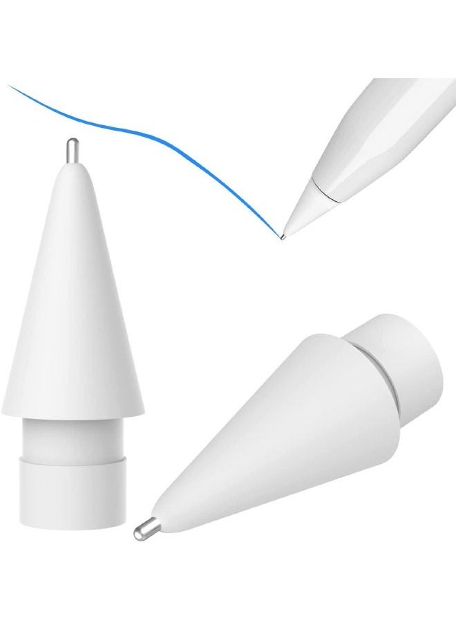 ماركة غير محددة - نصائح بديلة من 3 قطع لقلم Apple Pencil من الجيل الأول / الثاني ، مطورة ذات النقاط الرفيعة والعالية الحساسية لقلم رصاص من Apple ، طرف قلم تحكم دقيق بدون ضوضاء لقلم Apple Pencil - Image 1