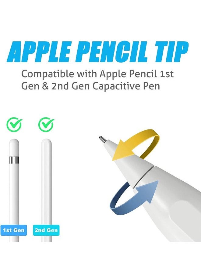 ماركة غير محددة - نصائح بديلة من 3 قطع لقلم Apple Pencil من الجيل الأول / الثاني ، مطورة ذات النقاط الرفيعة والعالية الحساسية لقلم رصاص من Apple ، طرف قلم تحكم دقيق بدون ضوضاء لقلم Apple Pencil - Image 1
