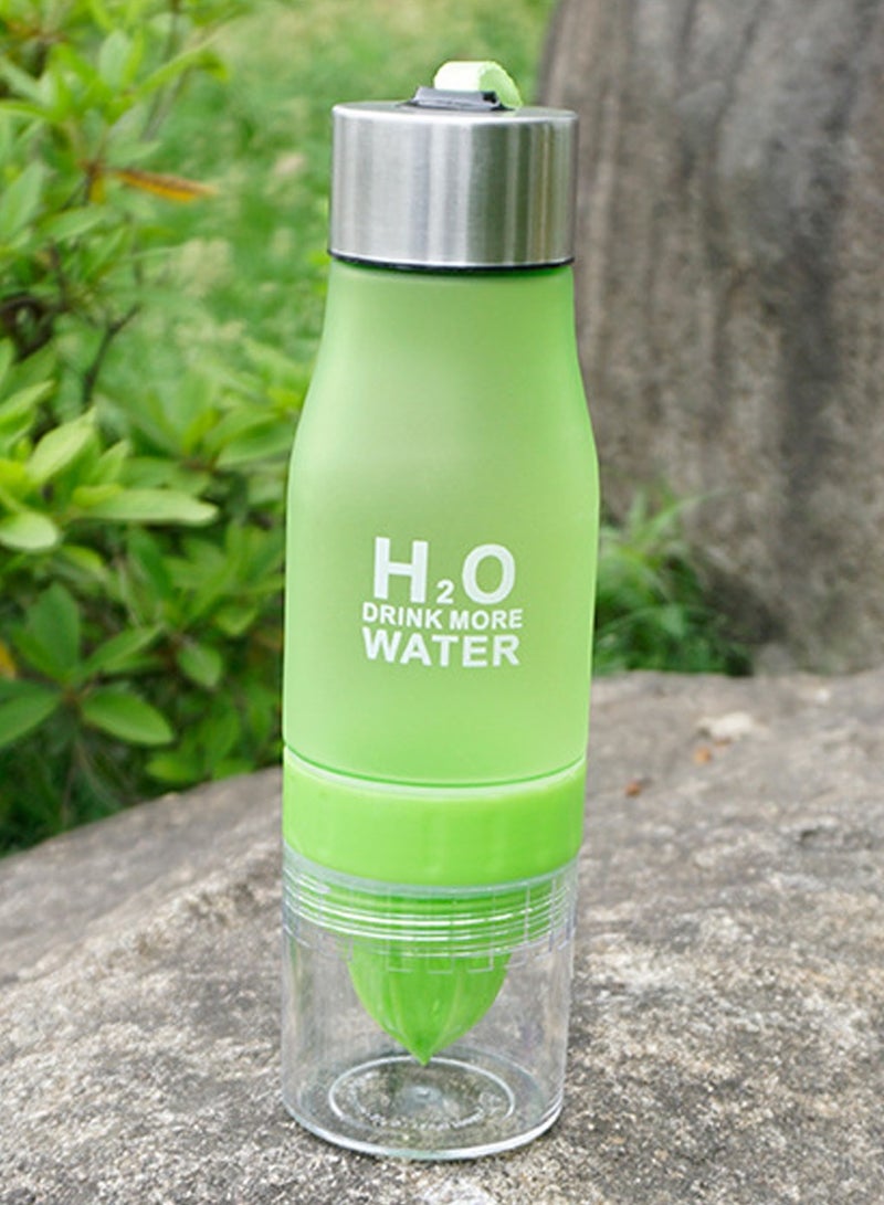 Sports Water Bottle For Healthy and Stylish Lifestyle, Gym Water Bottle, Yoga Workout Water Bottle, Perfect For Detox Water, Healthy Drinks, Fitness, Travel, 650 ml Fruit Infuser Bottle With Carrying Strap - Image 4