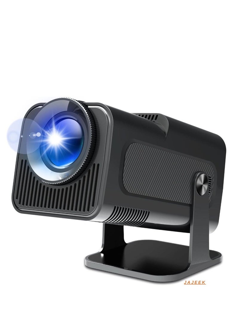 JAJEEK Mini Portable Auto Keystone Projector – 4K FHD 1080P, 10000 Lumens, WiFi 6, BT 5.0, 180° Rotation, Built-in Android 11.0, Compact Smart Projector for Home & Office  - Image 1