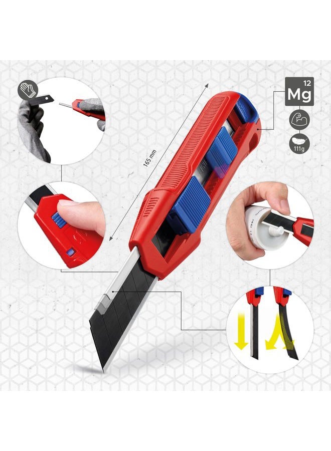 KNIPEX 90 10 165 BK | CutiX® Universal Knife - Image 2