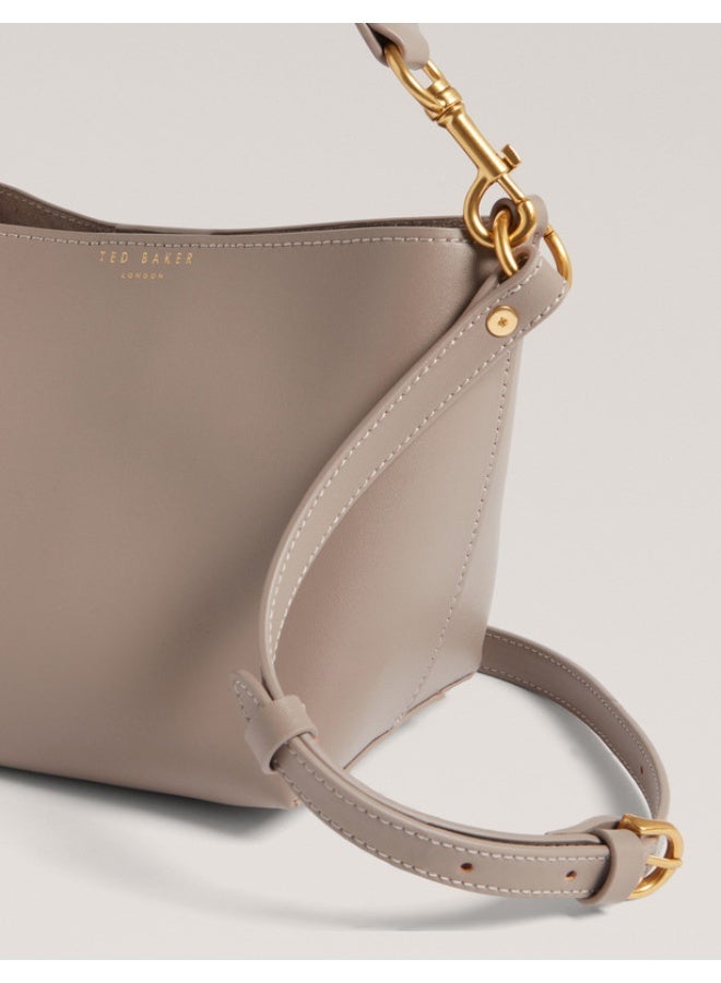 Ted Baker Weave Handle Leather Small Bucket Bag - Image 3