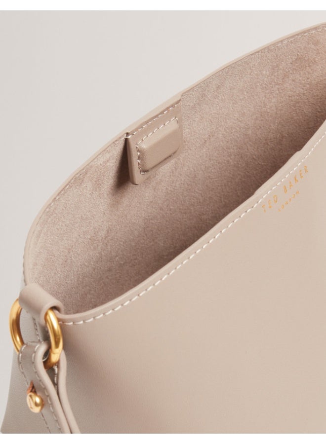 Ted Baker Weave Handle Leather Small Bucket Bag - Image 5