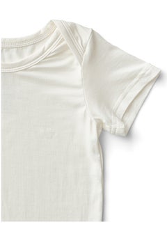 Anvi Baby Organic Bamboo Spandex Bodysuit- White Preemie to 3kg  - Image 2