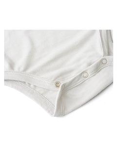 Anvi Baby Organic Bamboo Spandex Bodysuit- White Preemie to 3kg  - Image 3