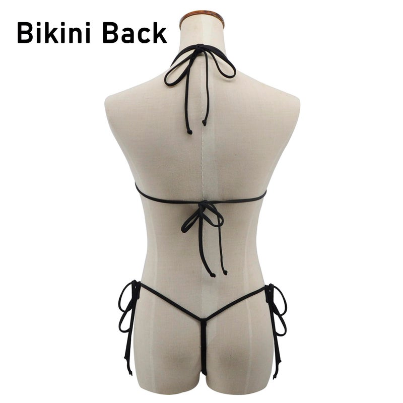 SHERRYLO Sheer Bikini Swimsuit for Women See Thru Extreme Micro Bikinis Transparent Bathing Suit - Image 4