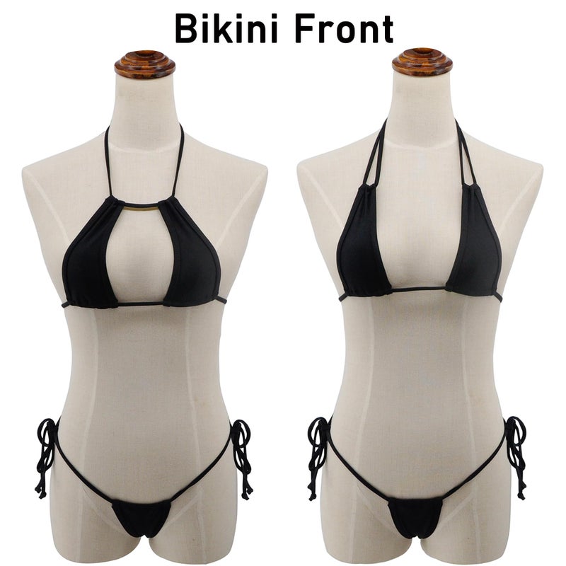 SHERRYLO Sheer Bikini Swimsuit for Women See Thru Extreme Micro Bikinis Transparent Bathing Suit - Image 3