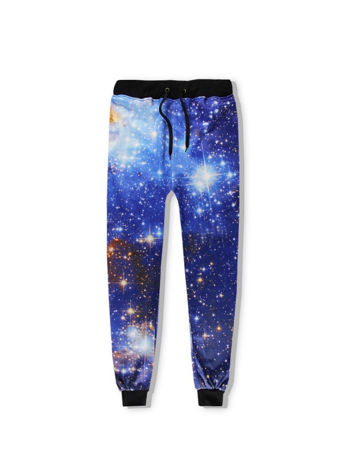 KUYING New One Piece Printed Legged Sports And Leisure Pants  - Image 1