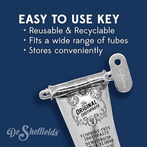 Dr. Sheffield's Tube Key I Designed to effortlessly roll up Your Toothpaste Tubes, ensuring You Never Waste a Single Drop. - Image 3