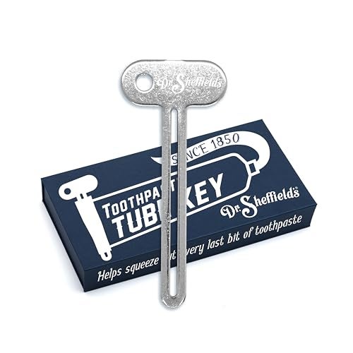 Dr. Sheffield's Tube Key I Designed to effortlessly roll up Your Toothpaste Tubes, ensuring You Never Waste a Single Drop. - Image 1