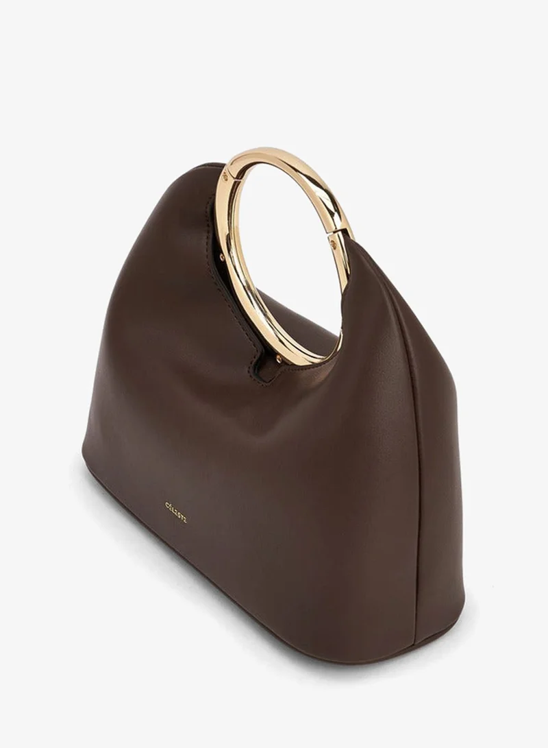سيليست Solid Shoulder Bag With Chain Handle