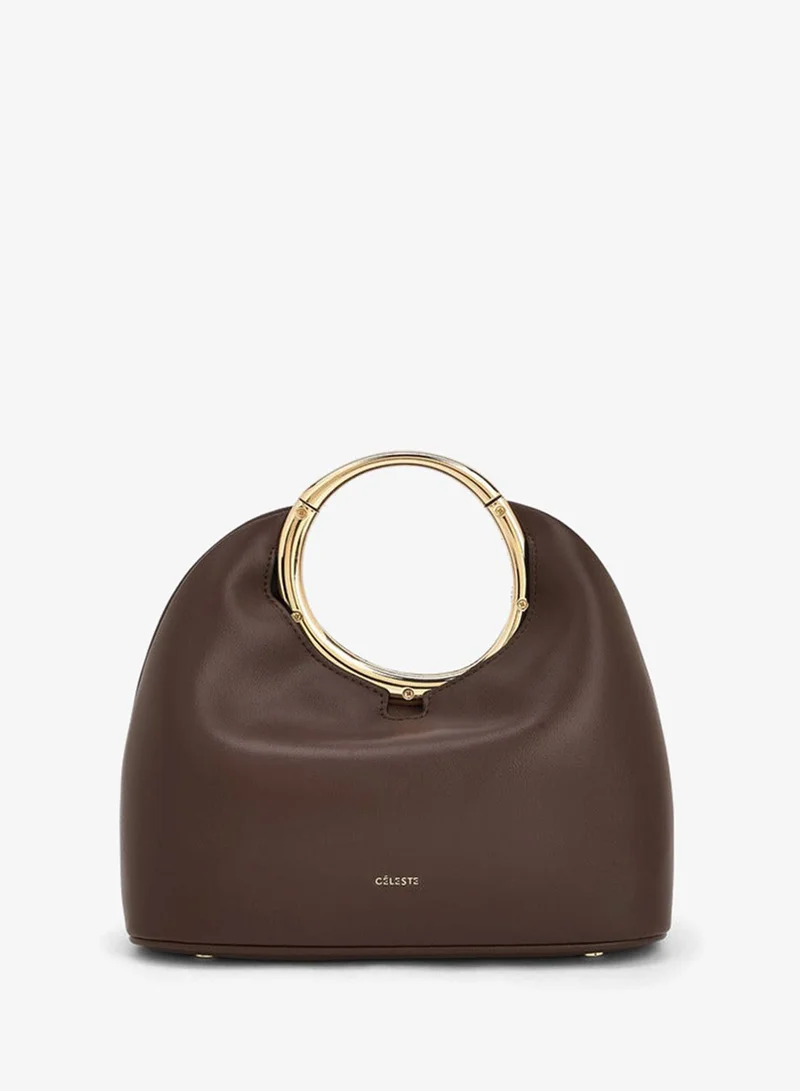 سيليست Solid Shoulder Bag With Chain Handle