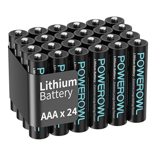POWEROWL Lithium Batteries AAA High Capacity Long Lasting, 1.5V Triple A Battery for High-Tech Devices - 24 Pack Non-Rechargeable - Image 1