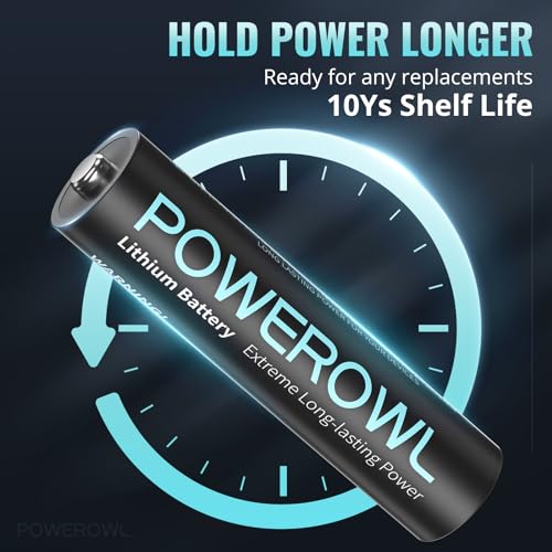 POWEROWL Lithium Batteries AAA High Capacity Long Lasting, 1.5V Triple A Battery for High-Tech Devices - 24 Pack Non-Rechargeable - Image 5