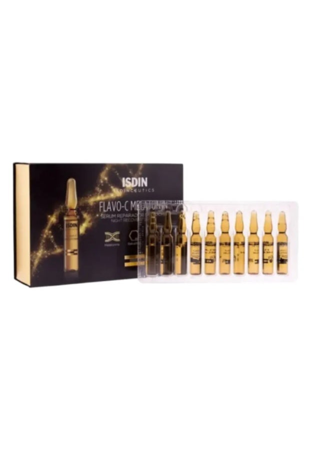 isdin  Flavo-C Melatonin Night Recovery Serum 2ml ,10s - Image 1