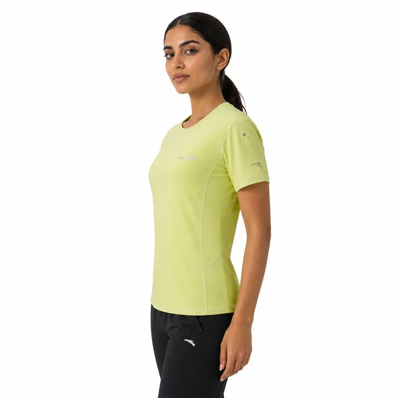 Anta yellow Advanced Running Women's Short-Sleeve T-Shirt for Women | Best Price UAE