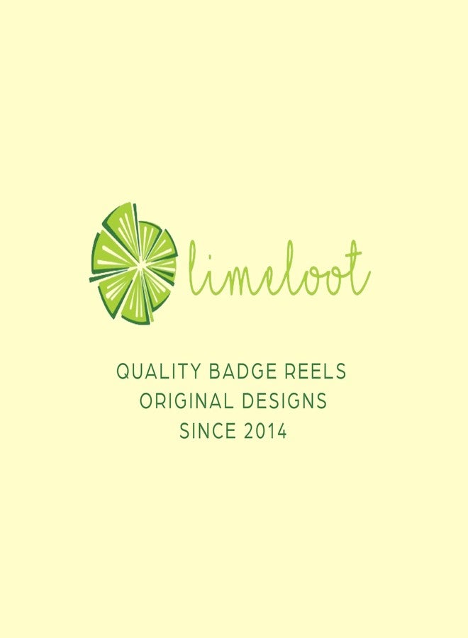 Limeloot Floral Brain Badge Reel for Nurses - Mental Health and Neuro Badge Reel with 360 Swing Clip and 34 Inch Cord - Image 5