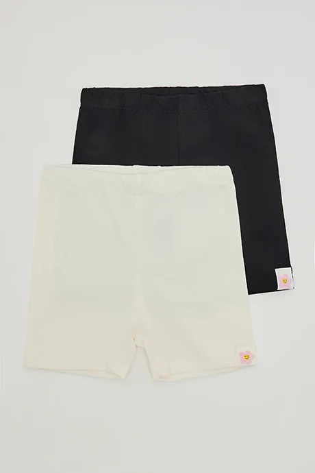 أر أند بي 2 Pack Solid Shorts with Elastic Waist