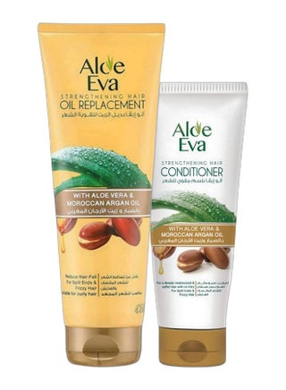 Aloe Eva Strengthening Hair Conditioner 230ML + Hair Oil Replacement 250ML with Aloe Vera & Moroccan Oil - pzsku/Z49CDF0111DC570C29D5DZ/45/1751884631/9e27769a-0439-4754-af2e-558ab031e829