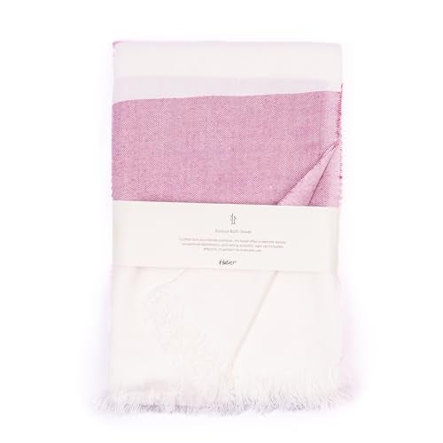 HABER 100% Bamboo Bath Towel (150 x 75 cm) – Ultra-Absorbent, 3X Softer Than Cotton, Quick Dry & Lightweight Large Eco-Friendly Towel for Bath, Gym & Travel – Lalic Pack of 1 - Image 1