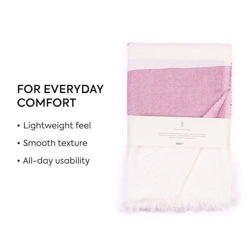HABER 100% Bamboo Bath Towel (150 x 75 cm) – Ultra-Absorbent, 3X Softer Than Cotton, Quick Dry & Lightweight Large Eco-Friendly Towel for Bath, Gym & Travel – Lalic Pack of 1 - Image 4