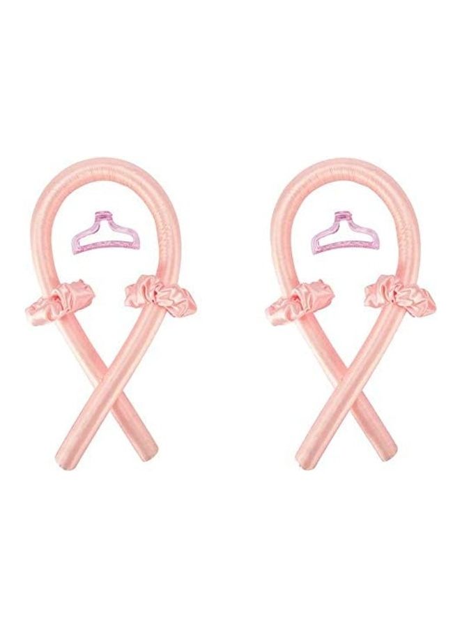 نيبمينينت مجموعة بكرات مقاومة للحرارة لتجعيد الشعر من قطعتين بيج - Image 1