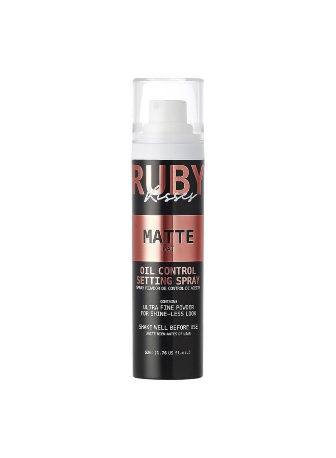 Ruby Kisses Setting Sprayultrafine Mist Sets Makeup Longlasting Formula For A Flawless Finish (Matte)  - Image 1