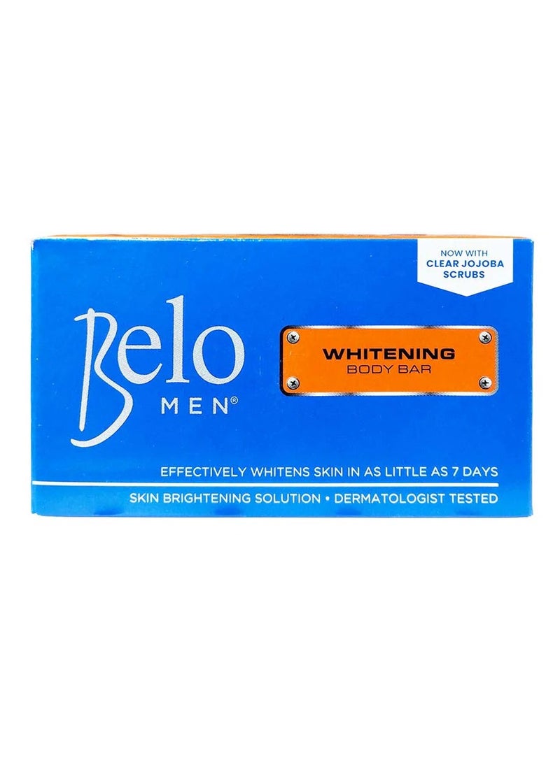 Men Whitening Body Bar with Clear Jojoba Scrubs 135g
