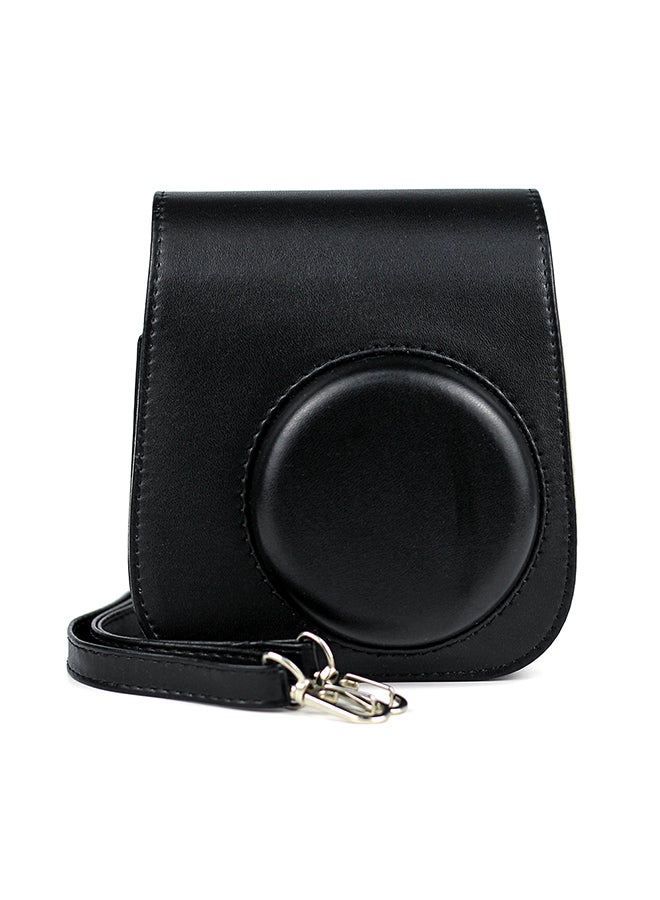 O Ozone Instant Camera Case Bag With Strap For Fujifilm Instax Mini 11 Black  - Image 4