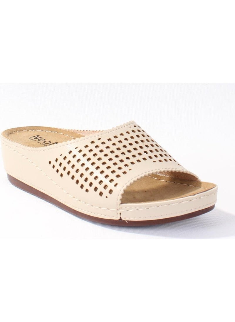 Dagoster DZA37-1825 Beige Casual Women's Slippers  - Image 1