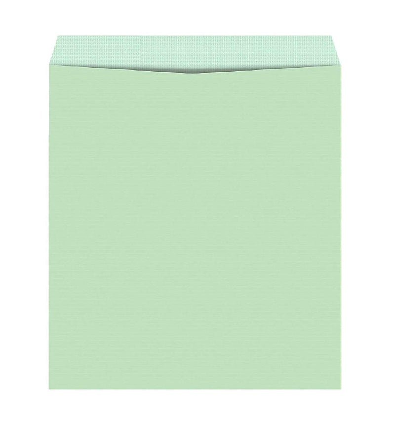 NSSP NSSP A4 Size 12x10 Inch Cloth Line Courier Cover Set Of 25pcsCourier EnvelopesCourier Cover GreenGreen Envelopes For Office Letter Document Pack Of 25