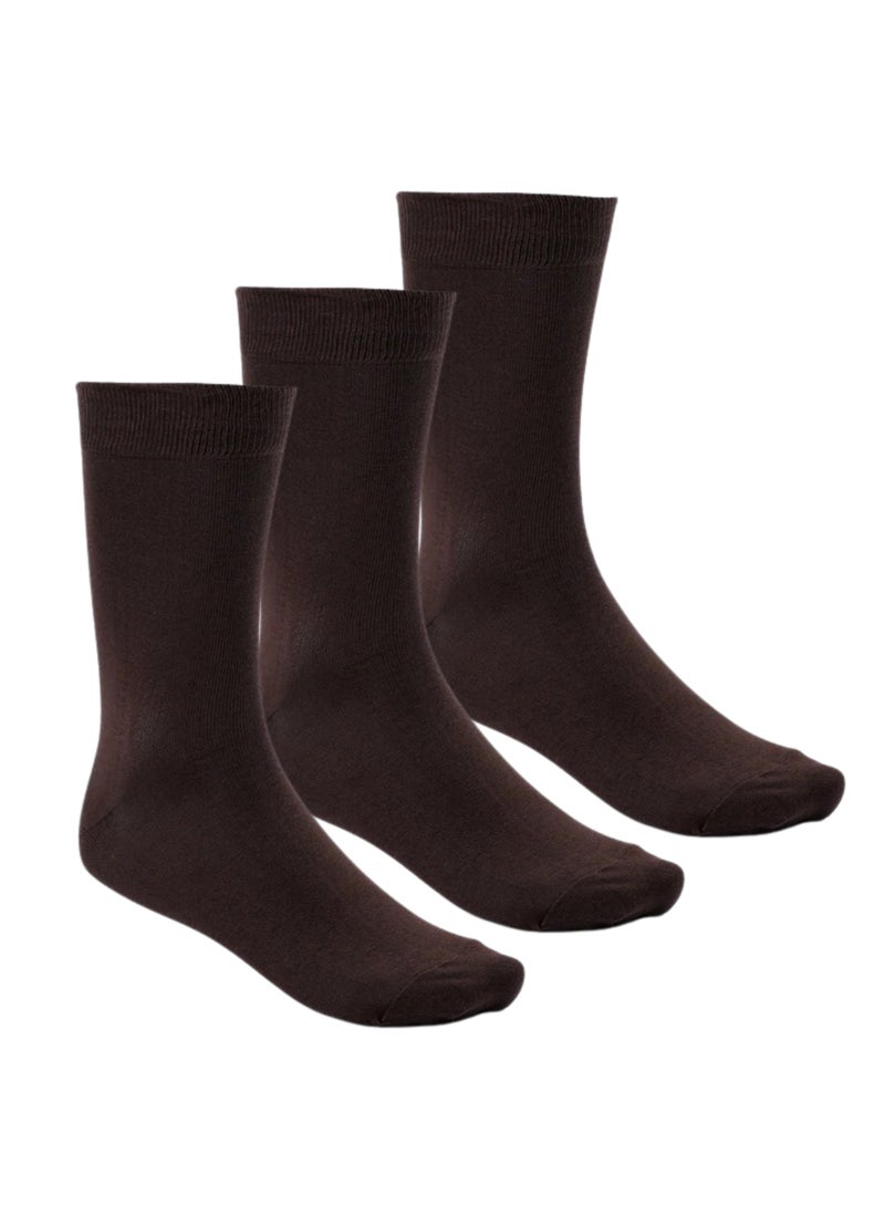 COTTONIL Pack of 3 Cotton Casual Dress Classic Socks for Men - Image 1