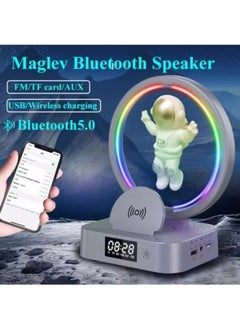 Dream Zone Magnetic Levitation Bluetooth Speaker Astronaut Home RGB Mini Radio TWS Sound Box Outdoor Wireless Subwoofer TF AUX USB  - Image 3
