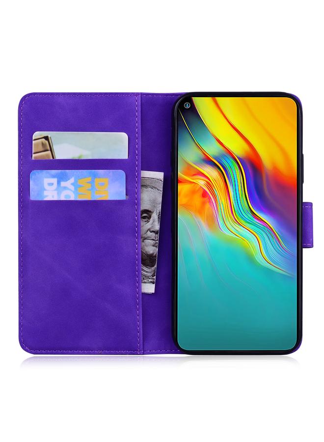 اس-توب جراب لهاتف Infinix Hot 9 X655C / Note 7 Lite مصنوع من الجلد الطبيعي بلون نقي - Image 4