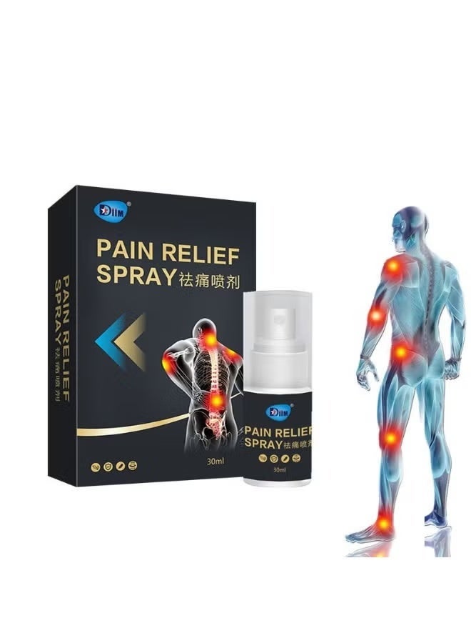 DIM Pain Relief Spray 30ml – Muscle & Joint Soothing Spray with Saffron Oil – For Injuries, Swelling, and Inflammation - Image 1