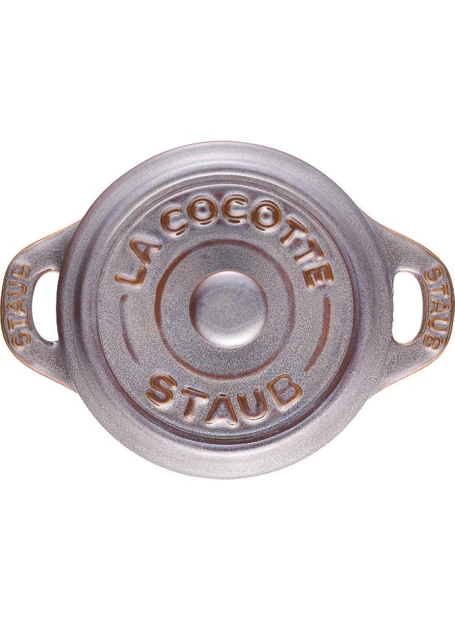 STAUB ستوب سيراميك 10 سم رمادي ميني كوكوت - Image 2