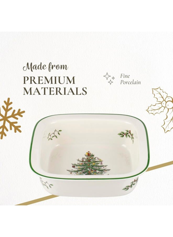Spode Christmas Tree Square Baker - Image 4